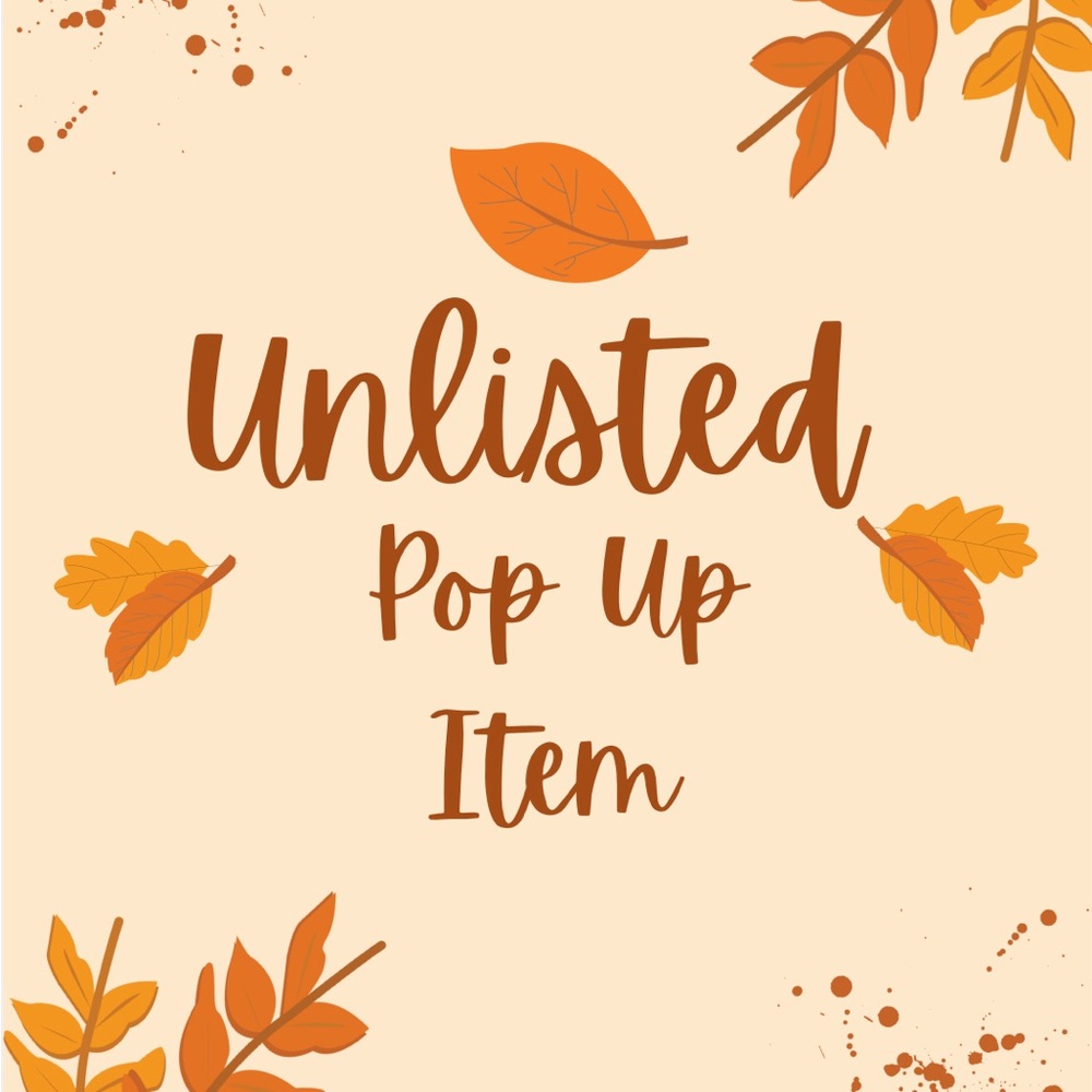 Pop up items